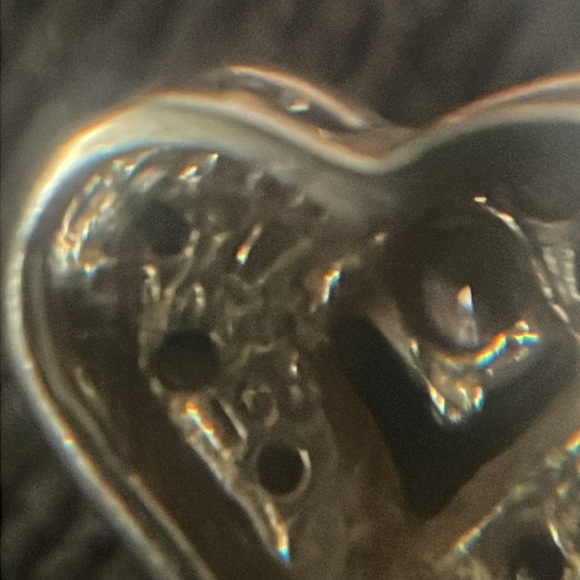 Real DIAMOND 10K PENDANT Yellow Gold 1/4 Carat Heart Shaped Fine Jewelry - Picture 13 of 16